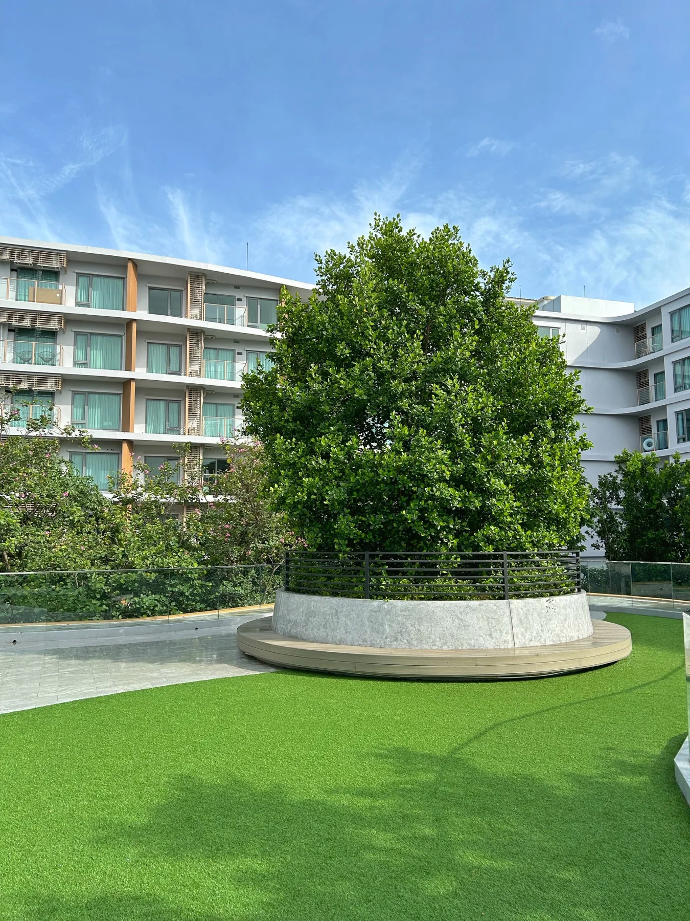 Additional tropical garden view